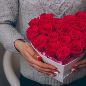 Róże w pudełku